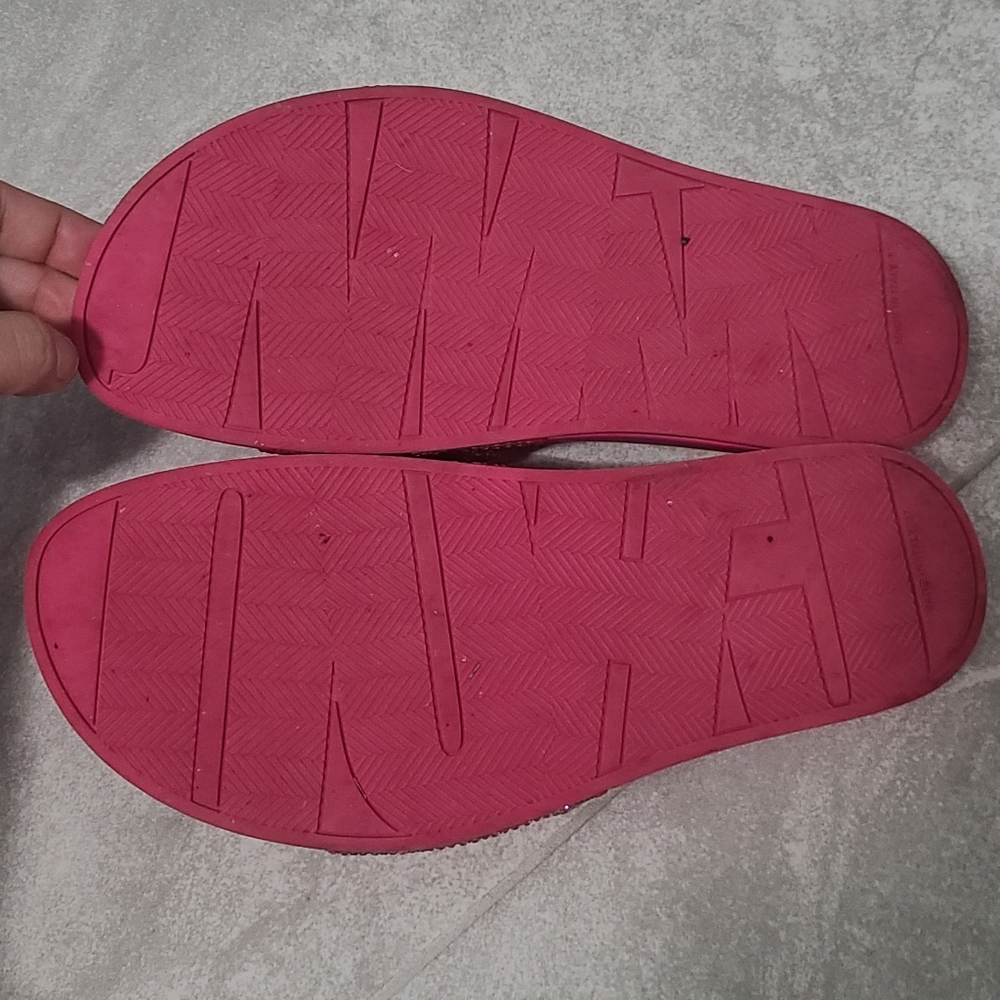 Jimmy Choo Hot Pink Beach Slides - image 2